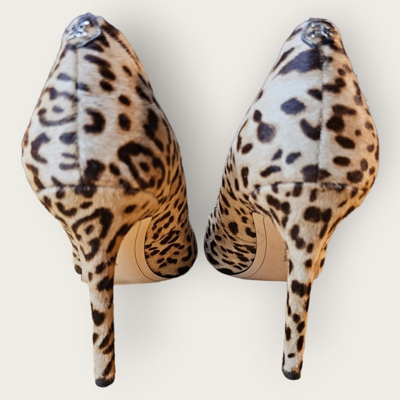 Sam Edelman Leopard Calf Hair Margie Pumps 10.5 - Picture 6 of 13